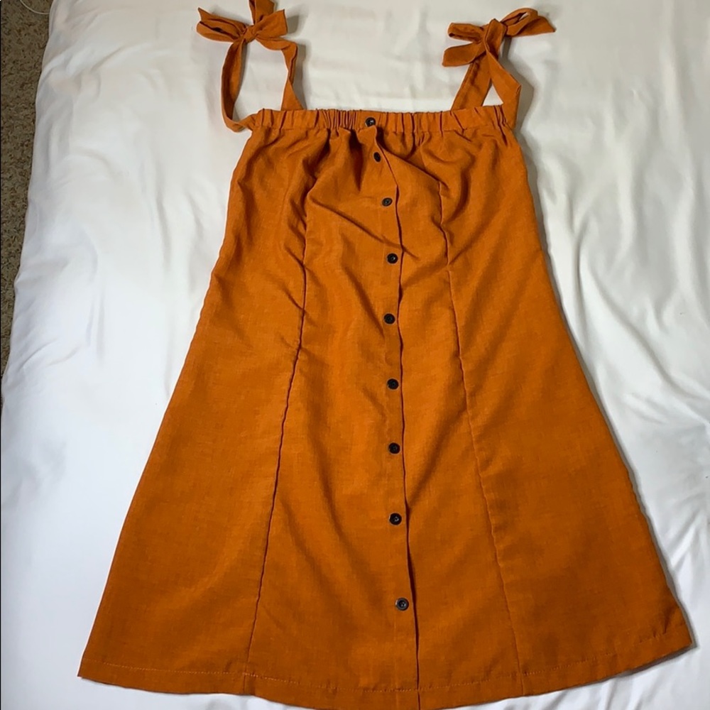 Rust maxi dress